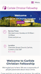 Mobile Screenshot of carlislechristianfellowship.org