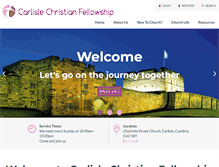 Tablet Screenshot of carlislechristianfellowship.org